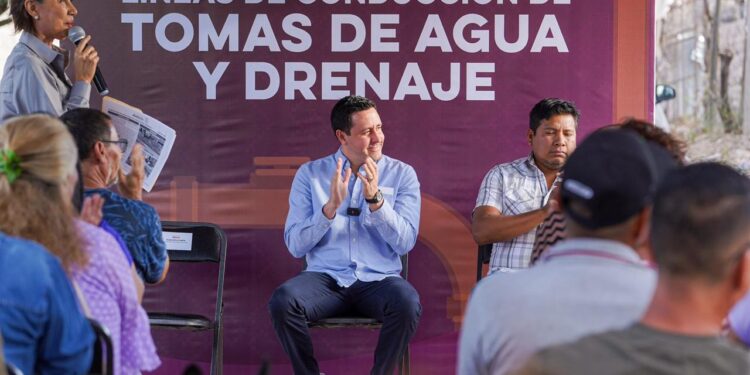Secretaría de Bienestar entrega obra de agua potable en la colonia Nuevo Altares de Hermosillo