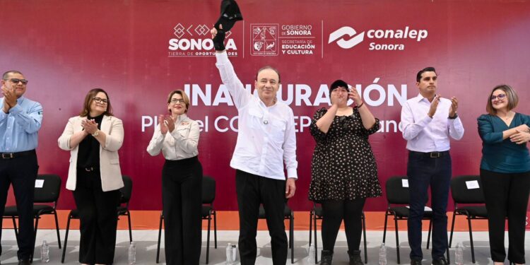 Fortalece Gobernador Durazo acceso a preparatoria con nuevos planteles y más espacios en Sonora