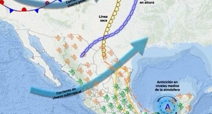 Se esperan rachas de viento fuertes, hasta de 65km/h