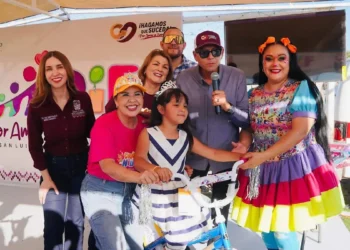 Ayuntamiento y DIF Municipal festejan con “Ciudad de los Niños” en el poblado Luis B. Sánchez