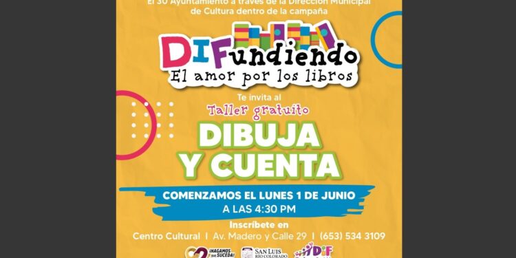 Impulsa Cultura Municipal la escritura con taller gratuito “Dibuja y Cuenta”