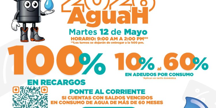 Acercará Agua de Hermosillo jornada de descuentos en Gala Residencial este martes 12 de mayo