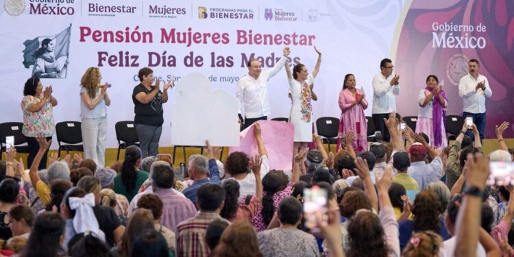 Sheinbaum y Durazo respaldan a más de 70 mil mujeres sonorenses con Pensión Bienestar