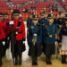 Realizan concurso y demostración estatal de escoltas de bandera y bandas de guerra