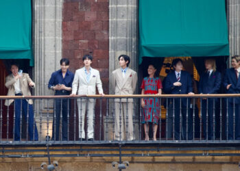 Integrantes de BTS se impresionaron con Palacio Nacional; regresarán en 2027, asegura Sheinbaum