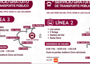 Facilita Gobierno de Sonora transporte gratuito nocturno en Hermosillo del 21 al 24 de mayo
