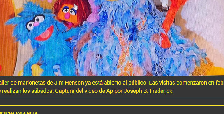 El taller creador de los Muppets abre sus puertas