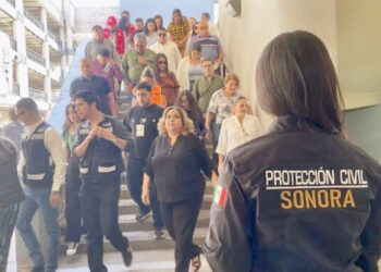 Gobierno de Sonora participa con éxito en el Primer Simulacro Nacional 2026