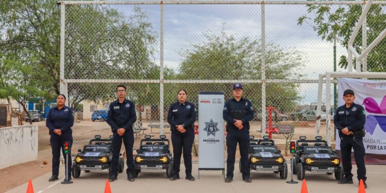 *Prevención y proximidad de la Policía Estatal con niñas y niños del comedor Abrazando Sonrisas*