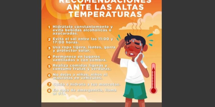 Exhorta Ayuntamiento de Hermosillo a seguir recomendaciones ante aumento en temperaturas este fin de semana