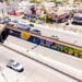 Avanza 95 por ciento intervención de mural en el paso a desnivel de Colosio y Solidaridad