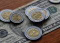 Peso se aprecia en 0.23%; cotiza en 17.32 por dólar
