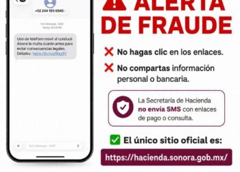 *Alerta Secretaría de Hacienda por mensajes falsos sobre supuestos adeudos e infracciones*