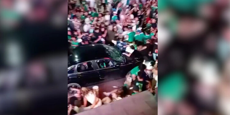 Conductor atropella al menos a 17 personas durante festejos mundialistas en Cabo San Lucas, BCS