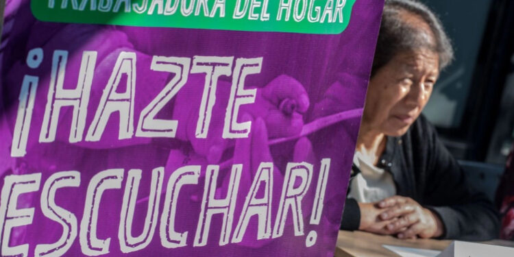 Sólo dos de cada 100 trabajadoras del hogar están afiliadas al IMSS