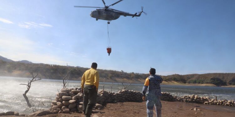 Mantiene CEPC combate intensivo contra incendio forestal en Tarachi
