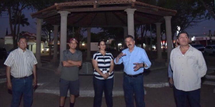 LLEVA LAMARQUE MÁS LUMINARIAS A ESPACIOS RECREATIVOS EN CAJEME
