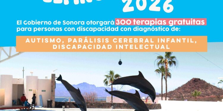 *Abre Gobierno de Sonora convocatoria para Delfinoterapias 2026*