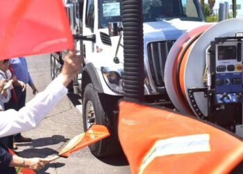 CON NUEVO EQUIPO DE DESAZOLVE CAJEME FORTALECE EL MANTENIMIENTO DE LA RED SANITARIA