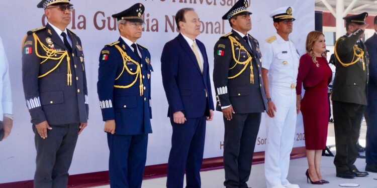 Reconoce Gobernador Durazo resultados en seguridad a siete años de la creación de la Guardia Nacional