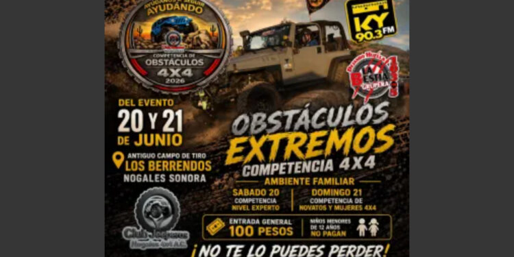 Preparan operativo para competencia extrema 4×4 en Nogales este fin de semana