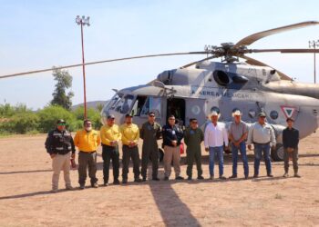 CEPC informa avance del 55 por ciento en control de incendio forestal en Arivechi