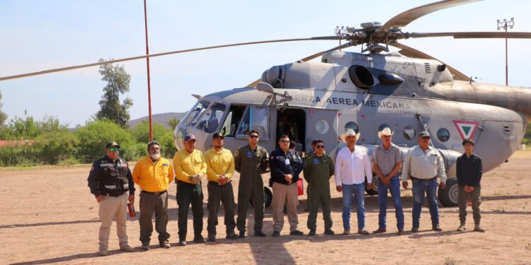 CEPC informa avance del 55 por ciento en control de incendio forestal en Arivechi