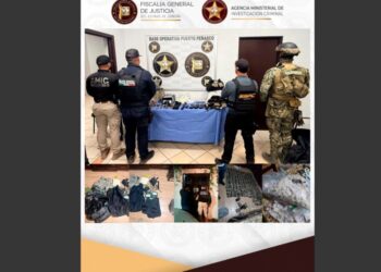 AMIC y SEMAR ejecutan cateo en casa de seguridad en Puerto Peñasco