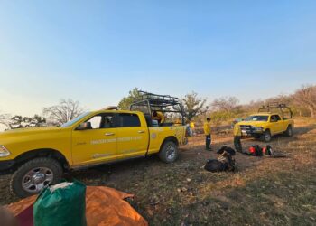 *Se fortalecen acciones de combate al incendio forestal en Tarachi*