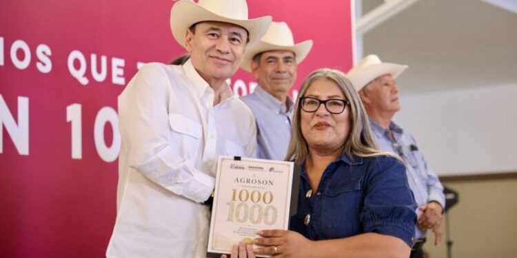Durazo refuerza apoyo al campo con más de 144 millones en créditos y anuncia que duplicará recurso a productores