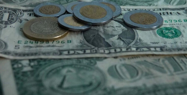 Peso gana en la apertura de los mercados financieros; la bolsa va a la baja