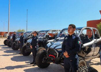 *Sonora fortalece seguridad fronteriza con la entrega de 34 patrullas por parte de INL*