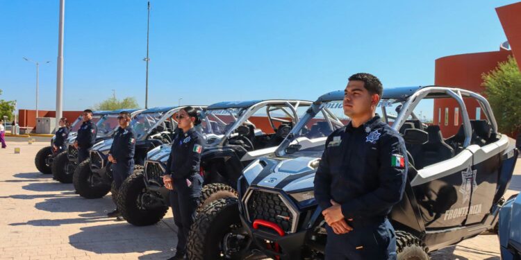 *Sonora fortalece seguridad fronteriza con la entrega de 34 patrullas por parte de INL*
