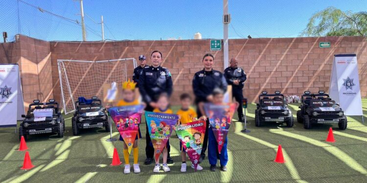 *Promueve Policía Estatal acciones de proximidad con Promotores por la Paz*