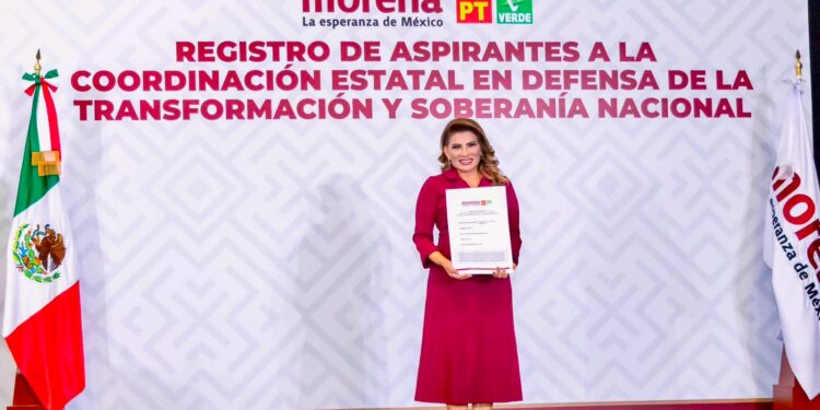 Se registra Lorenia Valles para la Coordinación Estatal de los Comités de Defensa de la Transformación y la Soberanía Nacional