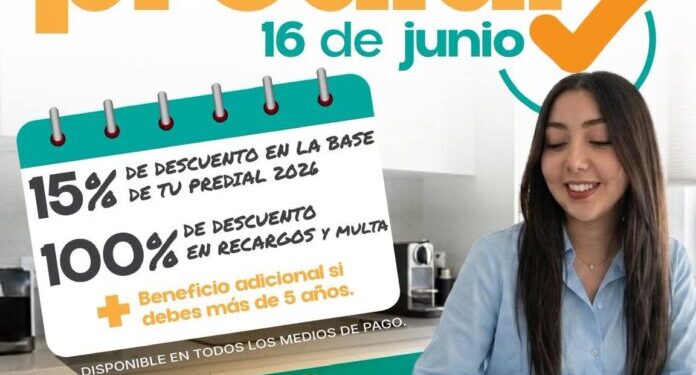 Invita Gobierno de Hermosillo a aprovechar descuentos por Día del Predial