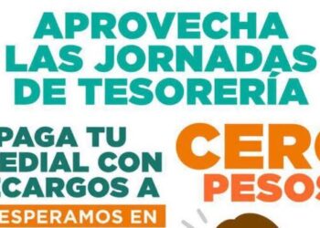 Invita Tesorería Municipal a aprovechar las jornadas para pagar predial con recargos a cero pesos en Plaza Grande