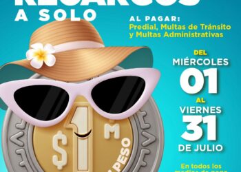 Invita Tesorería Municipal a aprovechar esta promoción de verano