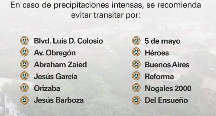 Emiten aviso especial por riesgo elevado de inundaciones  