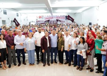 SAN LUIS RÍO COLORADO SE PONE DE PIE CON JAVIER LAMARQUE Y  FORTALECE SU AVANCE POR EL NORTE DE SONOROA