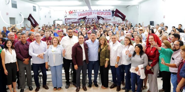 SAN LUIS RÍO COLORADO SE PONE DE PIE CON JAVIER LAMARQUE Y FORTALECE SU AVANCE POR EL NORTE DE SONOROA