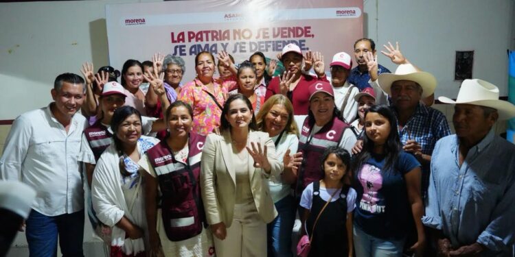 Unidad y participación ciudadana fortalecen la Cuarta Transformación en el sur de Sonora: Celida López