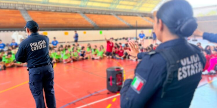 Policía Estatal promueve valores y la prevención de la violencia en campamentos de verano