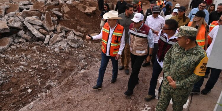 Gobernador Durazo implementa acciones inmediatas por lluvias extraordinarias en Nogales