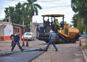 AVANZA PROGRAMA INTENSIVO DE PAVIMENTACIÓN EN CAJEME