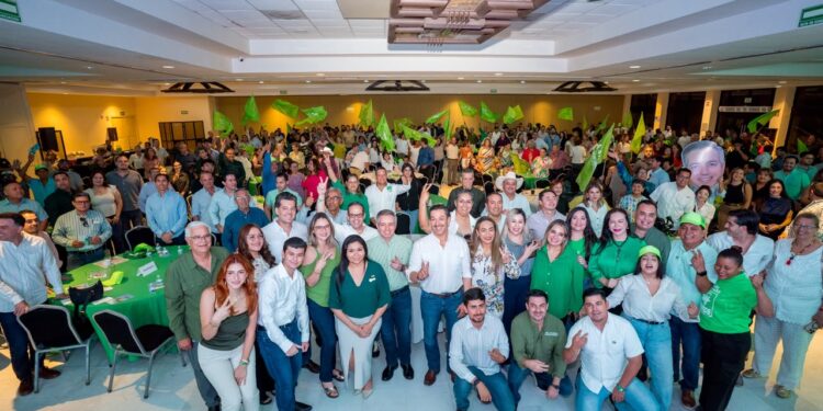 Partido Verde reúne a cerca de 500 personas en un encuentro en honor a Omar Del Valle Colosio