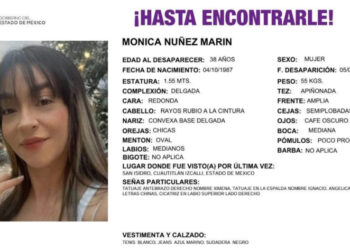 Fiscalía confirma muerte de colombiana reportada como desaparecida en Edomex
