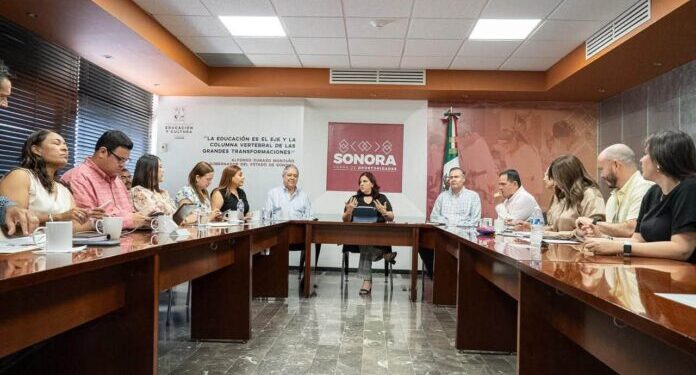 Avanza Gobierno de Sonora en la organización del ciclo escolar 2026-2027