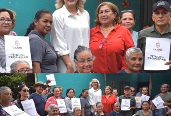 CUMPLE GOBIERNO DE CAJEME EL SUEÑO DE 12 FAMILIAS CON LA ENTREGA DE ESCRITURAS