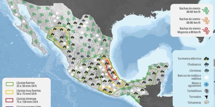 *Prevé CEPC ambiente muy caluroso y probabilidad de lluvias aisladas en zonas serranas de Sonora durante el fin de semana*
